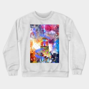 Empire State Building Painted Crewneck Sweatshirt